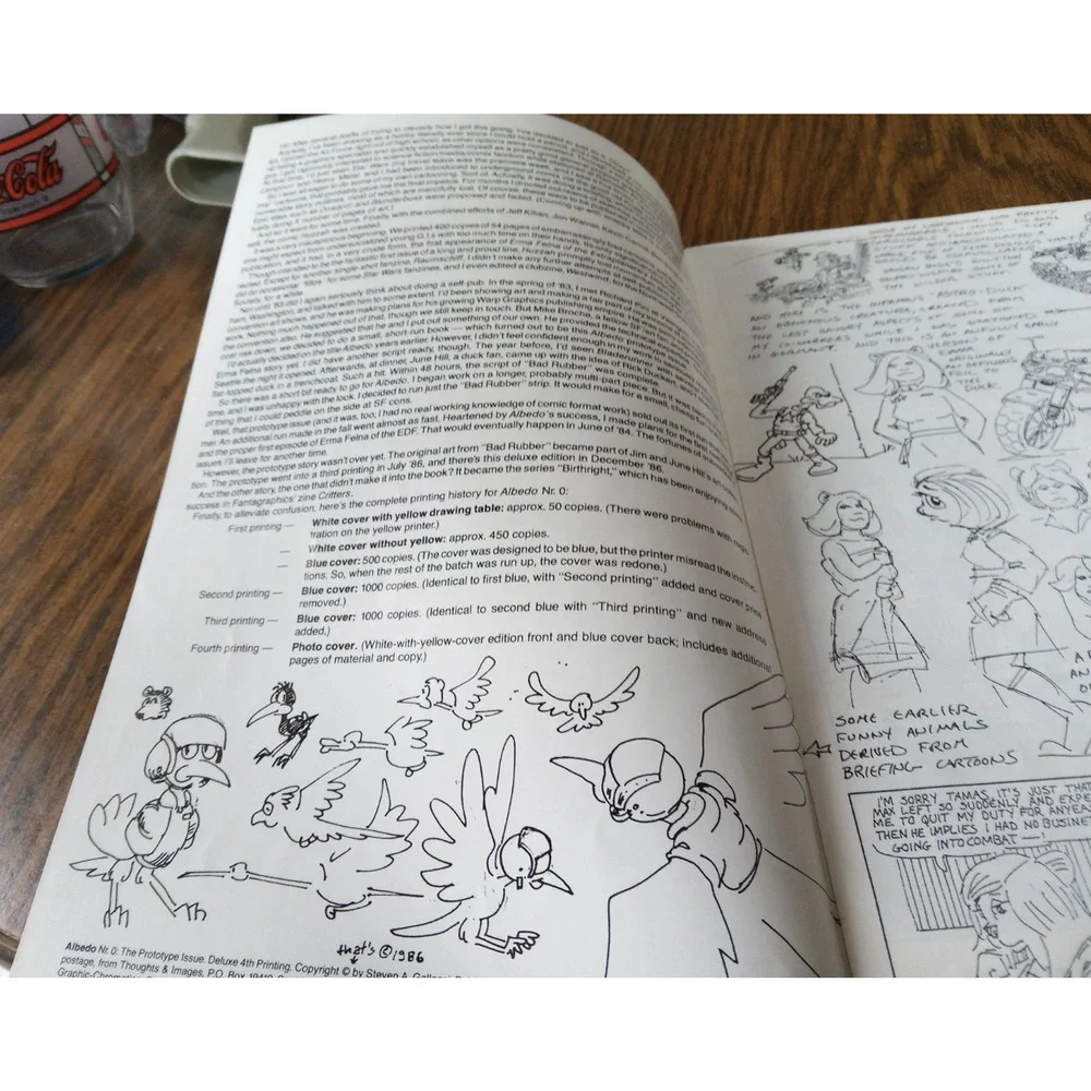 Albedo #0 December 1986 Thoughts & Images Fourth Printing